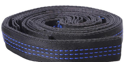 2pcs Hammock Tree Straps Set Effortless Operation Lightweight Stretching Straps Suitable for Hiking Camping - Blue