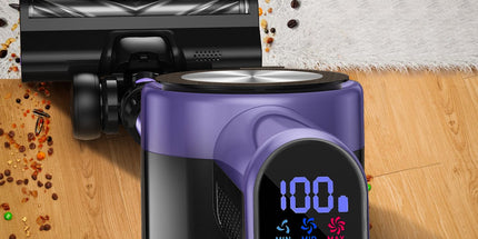 Cordless Vacuum Cleaner, 55Kpa/55mins Self-Standing Powerful Stick Lightweight Vacuum Cleaner for Home Pet Hair/Hard Floor/Carpet。