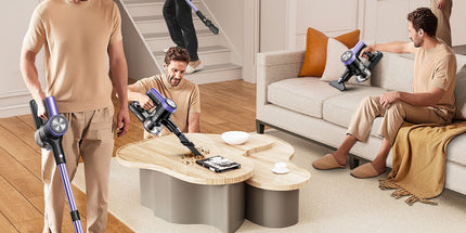 Cordless Vacuum Cleaner, 55Kpa/55mins Self-Standing Powerful Stick Lightweight Vacuum Cleaner for Home Pet Hair/Hard Floor/Carpet。