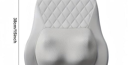Shiatsu Neck Massager with Heat and Remote,3D Kneading Back Massager, Massage Pillow for Back,Shoulder, Leg for Pain Relief, Gifts for Men Women Mom Dad, at Home Office and Car(Gray)