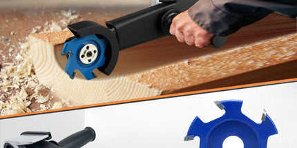 Angle Grinder to Carving Tool Adapter with Wood Carving Disc for Woodworking Grooving Sculpting Shaping Compatible with Multiple Grinder Models (Angle Grinder-Router Adapter (M10)) Tyack eCommerce Solutions