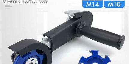 Angle Grinder to Carving Tool Adapter with Wood Carving Disc for Woodworking Grooving Sculpting Shaping Compatible with Multiple Grinder Models (Angle Grinder-Router Adapter (M10)) Tyack eCommerce Solutions