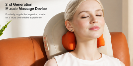 Multi-Functional Full Body Massager with Heat, Flexible Nodes and Quiet Motor for Neck, Back, Waist, Legs, Home, Office and Car Use (Beige) Tyack eCommerce Solutions