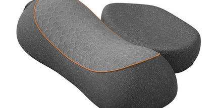 Ergonomic Memory Foam Neck and Shoulder Massage Pillow with Vibration, Infrared Heat, and Airbag Traction for Home Relaxation and Muscle Stress Relief (Grey) Tyack eCommerce Solutions