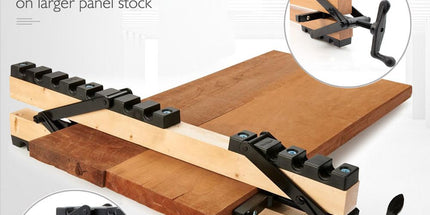 Four-Way Pressure Woodworking Clamp with Scissor-Head and Slotted Fixing Bars for Panel Gluing, Joinery, and Edge Bonding Tasks (2PCS) Tyack eCommerce Solutions