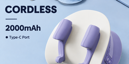 Wireless Neck and Shoulder Kneading Massage Pillow with Heat, Multi-Position Body Relaxation Device for Home Office and Daily Comfort (Lavender) Tyack eCommerce Solutions