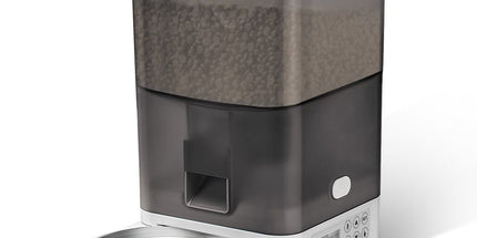 Smart Pet Feeder with WiFi and Button Control, 4L Automatic Cat and Dog Food Dispenser with Removable Stainless Steel Bowl, Ideal for Busy Owners, Travel, and Home Use (Grey, Button Version) Tyack eCommerce Solutions
