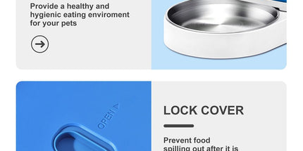 Smart Pet Feeder with WiFi and Button Control, 4L Automatic Cat and Dog Food Dispenser with Removable Stainless Steel Bowl, Ideal for Busy Owners, Travel, and Home Use (Grey, WIFI Version) Tyack eCommerce Solutions