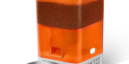 Smart Pet Feeder with WiFi and Button Control, 4L Automatic Cat and Dog Food Dispenser with Removable Stainless Steel Bowl, Ideal for Busy Owners, Travel, and Home Use (Orange, WIFI Version) Tyack eCommerce Solutions