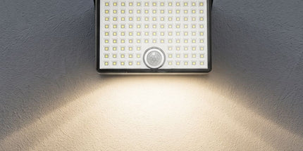 Solar Powered Outdoor LED Floodlight with Remote Control and Motion Sensor, Dual Charging via Solar and USB, Weatherproof Wall Light for Driveway Garden Patio, Choice of 6000K Daylight or 3000K Warm Glow (3000K Warm，2PCS) Tyack eCommerce Solutions