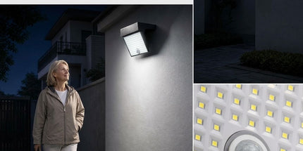 Solar Powered Outdoor LED Floodlight with Remote Control and Motion Sensor, Dual Charging via Solar and USB, Weatherproof Wall Light for Driveway Garden Patio, Choice of 6000K Daylight or 3000K Warm Glow (6000K White，2PCS) Tyack eCommerce Solutions