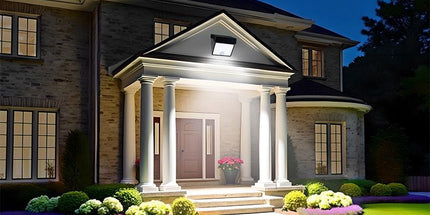 Solar Powered Outdoor LED Floodlight with Remote Control and Motion Sensor, Dual Charging via Solar and USB, Weatherproof Wall Light for Driveway Garden Patio, Choice of 6000K Daylight or 3000K Warm Glow (6000K White，2PCS) Tyack eCommerce Solutions