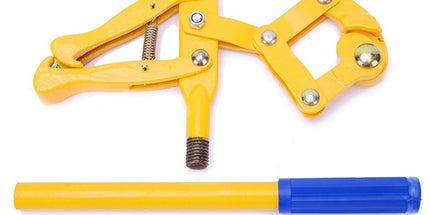 Heavy Duty Chain Ratchet Load Binder with 1000kg Pulling Capacity for Garden Fence Wire Tensioning and Outdoor Farm Repair Tasks (Yellow) Tyack eCommerce Solutions