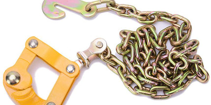 Heavy Duty Chain Ratchet Load Binder with 1000kg Pulling Capacity for Garden Fence Wire Tensioning and Outdoor Farm Repair Tasks (Yellow) Tyack eCommerce Solutions