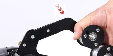 Angle Grinder Belt Sander Attachment Metal Bracket with Three Roller Support for Pipe Tube 360 Degree Sanding Polishing Woodworking Metalworking (Round Tube Sander (M14)) Tyack eCommerce Solutions