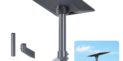 EDUP LOVE Starlink V5 Wall Mount, 360° Adjustable Bracket for Starlink Mini, Mini 4X, Gen 5, Heavy-Duty Carbon Steel Outdoor Wall Mount Kit for Stable Signal Connection, Weatherproof Antenna Holder for Eaves and Coastal Homes (Grey) Tyack eCommerce Solutions