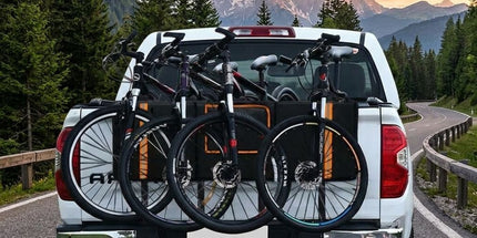 Heavy-Duty Pickup Tailgate Bike Pad with Cushion Layer, Scratch-Proof Protective Cover for Outdoor Cycling Adventures, Secure Fit for 1, 4, or 5 Bikes, Reflective Trim for Safety, Easy Access Handle and Camera Cutout, Ideal for Road Trips and Weekend Ridi Tyack eCommerce Solutions