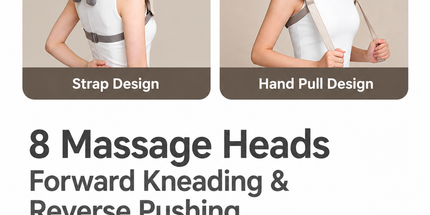 Wireless Mechanical Shawl Massager for Neck Shoulder Waist Leg Relaxation at Home Office Travel Portable Lightweight Design (Beige) Tyack eCommerce Solutions