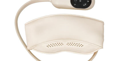 Head and Eye Wraparound Massager with Adjustable Strap and Handheld Controller for Home Relaxation, Daily Unwinding, and Travel Comfort (Beige) Tyack eCommerce Solutions