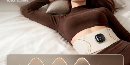EMS Red Light Pulse Massage Belt with Heat, Portable Wearable Muscle Stimulator for Waist, Arm and Leg Relaxation at Office, Home and Gym (Pulse belt （Free extension strap + 2 gels）) Tyack eCommerce Solutions