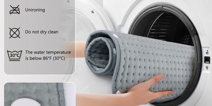 Electric Heating Pad with Digital Thermostat, Soft Flannel Heat Wrap for Shoulder Neck Back Abdomen Legs, Adjustable Temperature and Timer for Home Relaxation and Muscle Comfort (50*100cm)