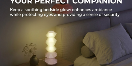 Magic Crystal Sound Lamp with RGB Music Rhythm, Bluetooth Speaker & Remote Control Wand – Ambient Night Light for Gaming Desk, Bedroom, and Home Décor (Green)