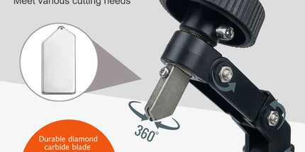 Multifunctional Glass Bottle Cutter with Hand Crank Wheel, Adjustable Stainless Steel Cutting Tool for DIY Crafting, Horizontal and Vertical Cutting of Round and Square Bottles up to 325mm, Ideal for Home Decor Projects (Silver) Tyack eCommerce Solutions