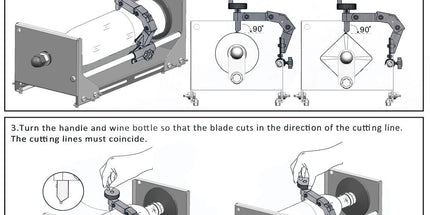 Multifunctional Glass Bottle Cutter with Hand Crank Wheel, Adjustable Stainless Steel Cutting Tool for DIY Crafting, Horizontal and Vertical Cutting of Round and Square Bottles up to 325mm, Ideal for Home Decor Projects (Silver) Tyack eCommerce Solutions