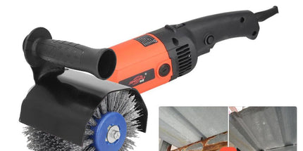 Nylon Abrasive Wire Drum Polishing Wheel for Portable Belt Sander and Angle Grinder, Rotary Brush for Wood Sanding, Metal Drawing, Rust Removal, Deburring and Surface Finishing (M10 Kit with 2 Wire Drawing Wheels) Tyack eCommerce Solutions