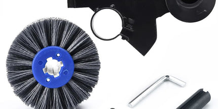 Nylon Abrasive Wire Drum Polishing Wheel for Portable Belt Sander and Angle Grinder, Rotary Brush for Wood Sanding, Metal Drawing, Rust Removal, Deburring and Surface Finishing (UNC Thread (2 Wheels)) Tyack eCommerce Solutions