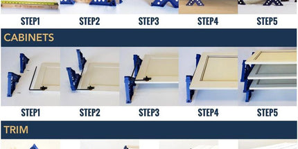 7-in-1 Painter's Support Stand Tool for Doors Cabinets Trim and Small Painting Projects, Heavy Duty Stackable Painting Rack for Brushes Rollers and Sprayers (12PCS) Tyack eCommerce Solutions