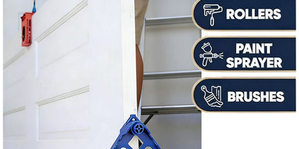 7-in-1 Painter's Support Stand Tool for Doors Cabinets Trim and Small Painting Projects, Heavy Duty Stackable Painting Rack for Brushes Rollers and Sprayers (12PCS) Tyack eCommerce Solutions