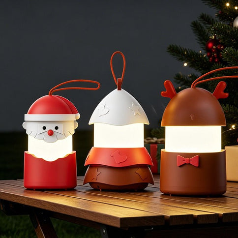 White Christmas Music LED Lantern