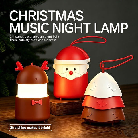 White Christmas Music LED Lantern