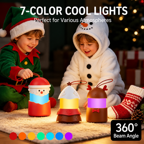White Christmas Music LED Lantern