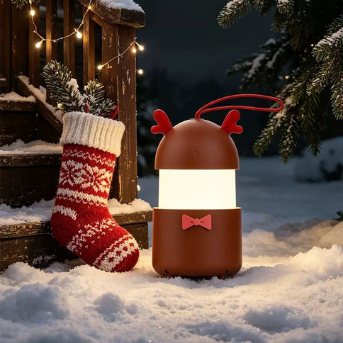 White Christmas Music LED Lantern