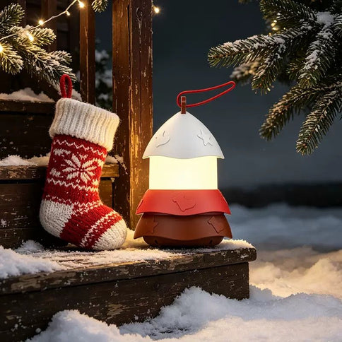 White Christmas Music LED Lantern