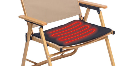 USB-Powered Heated Seat Cushion with Adjustable Temperature, Waterproof Oxford Fabric, Non-Slip Bottom for Office, Home, Outdoor Folding Chairs, Winter Warmth Solution (43×90cm)