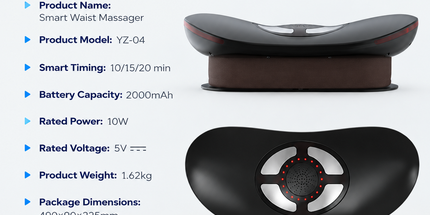 Smart EMS Lumbar Massager with Heat, Airbag Traction and Pulse Modes for Home Relaxation, Muscle Relief and Daily Back Comfort (Flagship Model) Tyack eCommerce Solutions