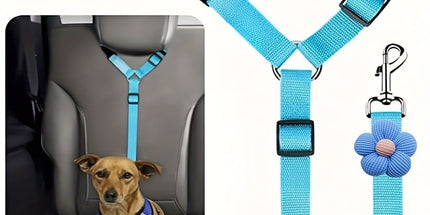 Dog Seat Belt for Car, Pet Car Safety Restraint with Adjustable Straps and Zinc Alloy Hook, Perfect for Securing Your Dog in Vehicle, Ideal Car Safety Strap for Small to Large Dogs, Great Christmas Gift for Pet Lovers (Purple)