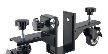 Adjustable Door Installation Roller Tool with 360° Swivel Brake Casters, U-Shaped Clamp for Heavy Wooden Door Lifting, Moving and Positioning During Indoor Setup (2PCS) Tyack eCommerce Solutions