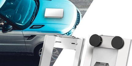 Starlink Mini Magnetic Car Mount With Protective Cover, Glossy Metal Square Frame Bracket for Vehicle Roof and Outdoor Travel, Secure Magnetic Installation Kit for Mini Starlink Terminal (White) Tyack eCommerce Solutions