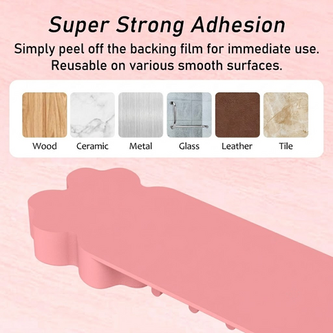 Multi-Functional Silicone Makeup Brush Holder and Cleaning Pad That Sticks to Mirrors, Tiles, and Smooth Surfaces for Quick Washing, Organized Storage, and No-Mess Drip-Drying Beauty Tools (Grey)