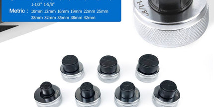 Manual Copper Tube Expander with Lever Design for Refrigeration Pipe Flaring and Connection, Multi-Size Expander Heads for HVAC Installation and Repair Work (Silver) Tyack eCommerce Solutions