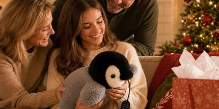 Keep cozy and warm with this adorable penguin-shaped heated plush toy, perfect for relaxing at home, reading, or as a thoughtful gift for any occasion.