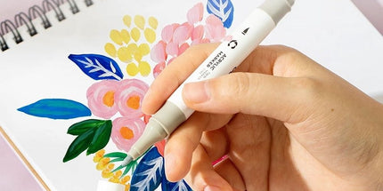 Deli Quick Drying Acrylic Paint Markers Paint Pens Set for Wood, Rock, Canvas, Pens,12 Colors Tyack eCommerce Solutions