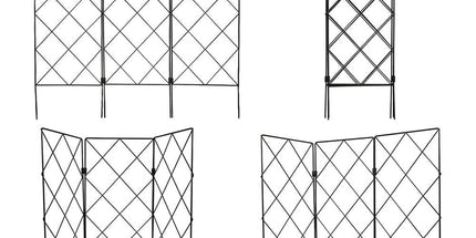 Durable Iron Garden Trellis Black Climbing Stand for Plants 2Pcs Tyack eCommerce Solutions