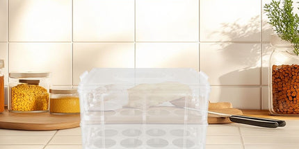 Clear Plastic Cupcake Carrier with Dual Layers for Portable Storage Tyack eCommerce Solutions
