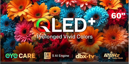 SKYWORTH Q6600H 60" - QLED+ 4K Smart Google TV, Gen 5 Quantum Dot, 120Hz Refresh Rate, AI-Powered Picture, Dolby Audio DBX-tv Audio, Voice Control, Screen Casting, HDR, Eco-Friendly Design Tyack eCommerce Solutions