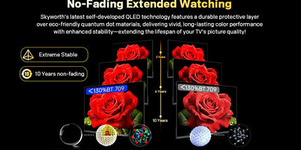 SKYWORTH Q6600H 60" - QLED+ 4K Smart Google TV, Gen 5 Quantum Dot, 120Hz Refresh Rate, AI-Powered Picture, Dolby Audio DBX-tv Audio, Voice Control, Screen Casting, HDR, Eco-Friendly Design Tyack eCommerce Solutions